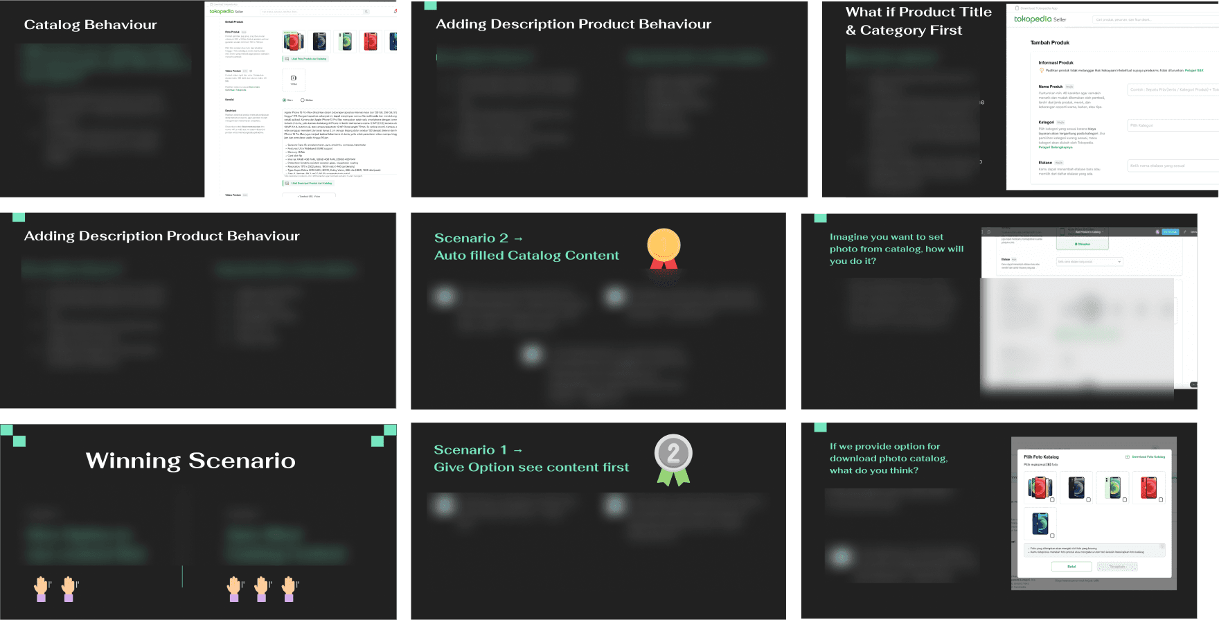 Usability testing synthesis