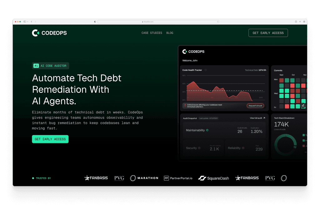 Codeopps homepage