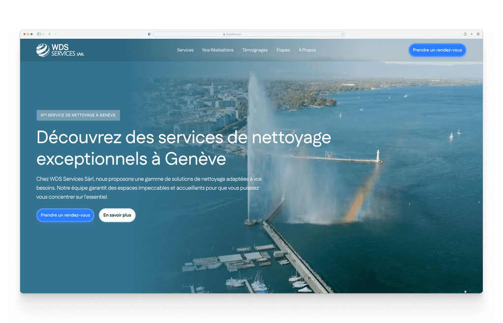 WDS Service Landing Page homepage